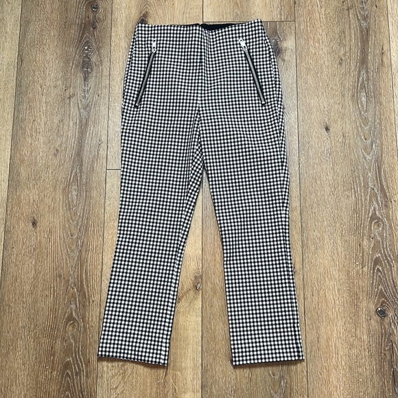 Rag & Bone Simone Zip Pocket Gingham Pants RTM - Picture 3 of 9